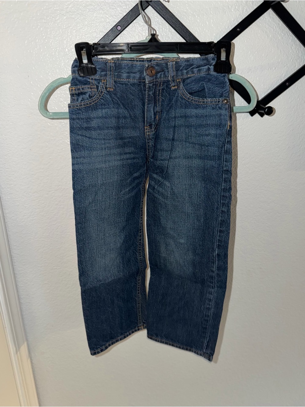 Bosh Classic Girls Bootcut Blue Jeans Size 7H Adjustable Waist Denim - Picture 2 of 4